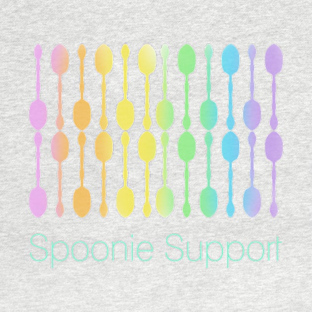 Spoonie Support! (Rainbow Ombre) by KelseyLovelle